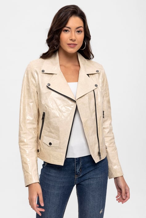 Beige Zip Jacket