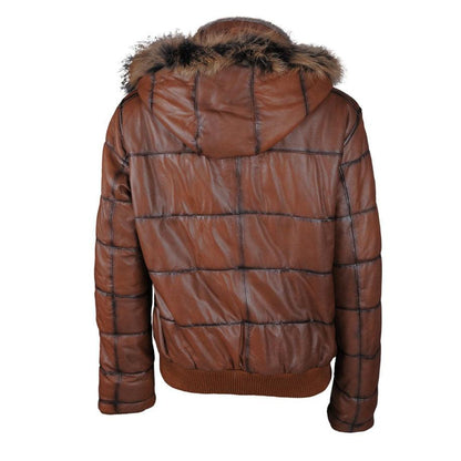 Brown Hooded Jacket