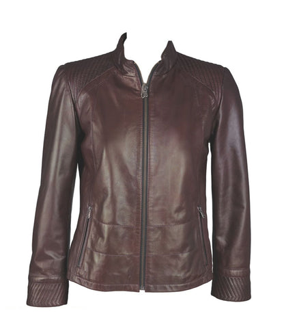 EBIL Brown Leather Jacket