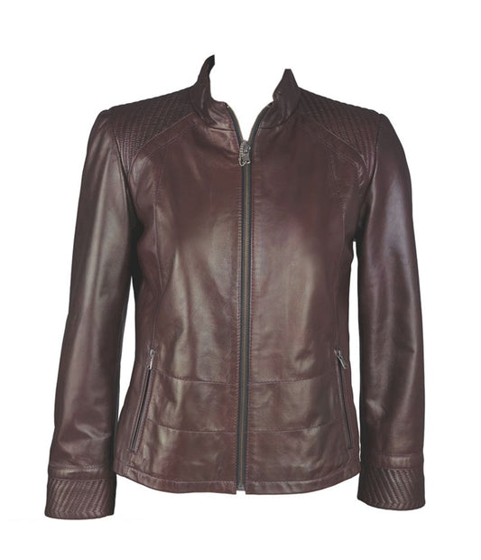 EBIL Brown Leather Jacket